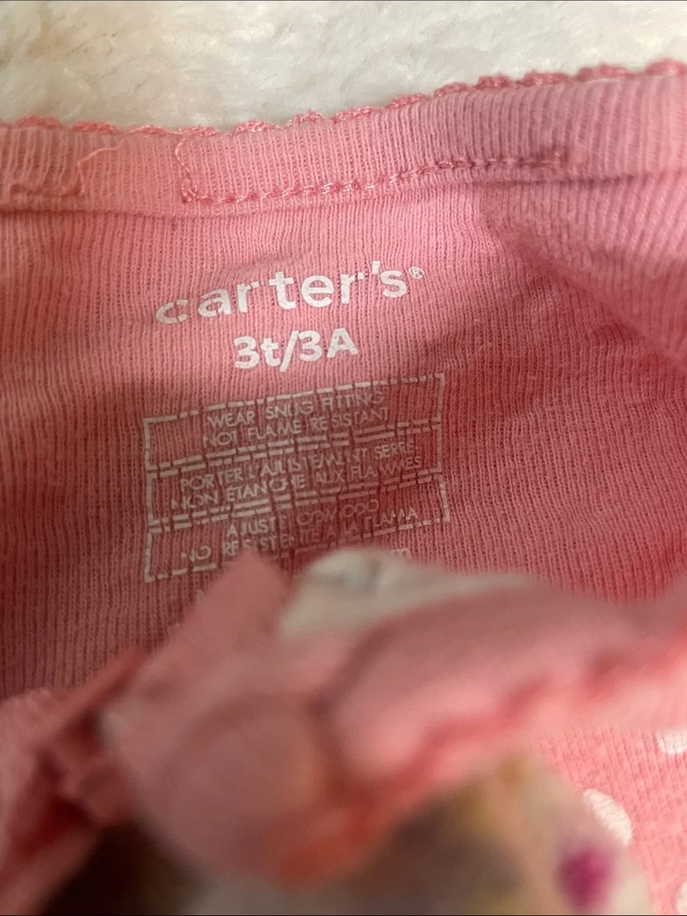 Carters Soft Patterned Kids Pajama Sleepwear 4 set